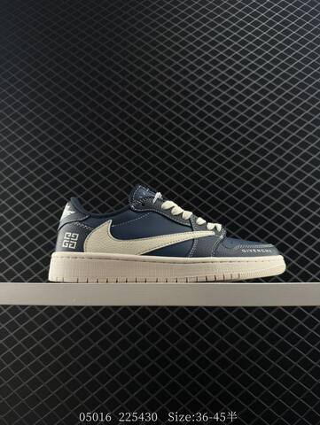 Jordan Air Jordan 1 Low Travis Scott Reverse Mocha Navy Blue Cream White EU 36-45 Sneaker - Unisex (BS-81363)
