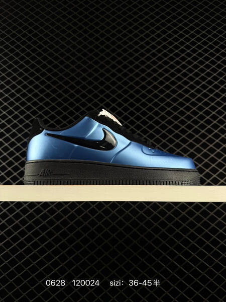Nike Air Force 1 07 LV8 metallic blue black EU 36-45 sneaker
