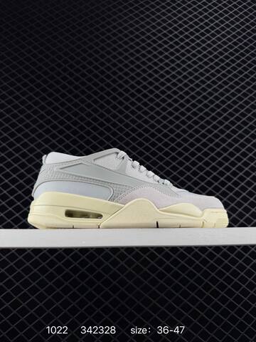 Jordan Air Jordan 4 RM FQ7939-101 White Mint Grey Cream Blue EU 36-47 Sneaker - Unisex (BS-80459)