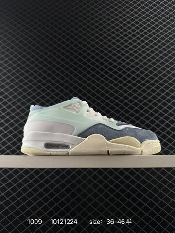 Jordan Air Jordan 4 Retro RM Pink Off White Light Blue Grey White Cream EU 36-46 Basketball Shoe - Unisex (BS-80555)