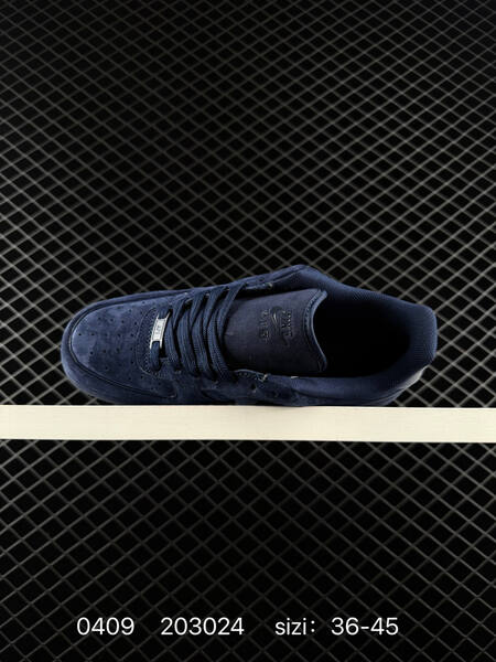 Nike Air Force 1 07 Low Midnight Navy suede with patent navy Swoosh EU 36-45 lifestyle