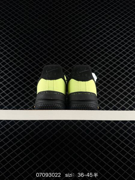 Nike Air Force 1 07 Low neon yellow black orange EU 36-45 lifestyle
