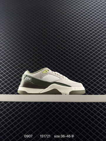 Jordan Air Jordan 4 Retro Grey Olive Green Light Green White EU 36-46 Basketball Shoe - Unisex (BS-80751)