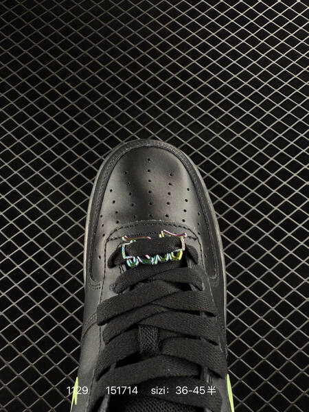 Nike Air Force 1 07 Black Volt EU 36-45 5 lifestyle