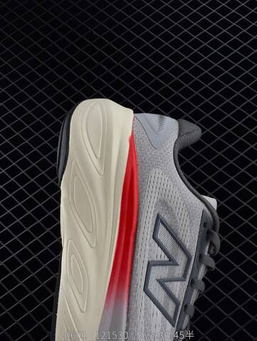 New Balance Fresh Foam X 1080 V14 Grey Cream Red Dark Grey EU 36-45 Running Shoe - Unisex (BS-83369)