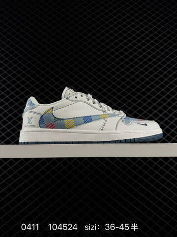 Jordan Air Jordan 1 Low OG Beige Green Cream White Red EU 36-45 Sneaker - Unisex (BS-79512)