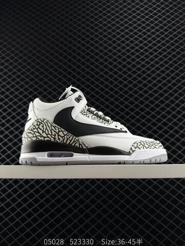 Jordan Air Jordan 3 Retro White Purple Beige EU 36-45 Basketball Shoe - Unisex (BS-81291)