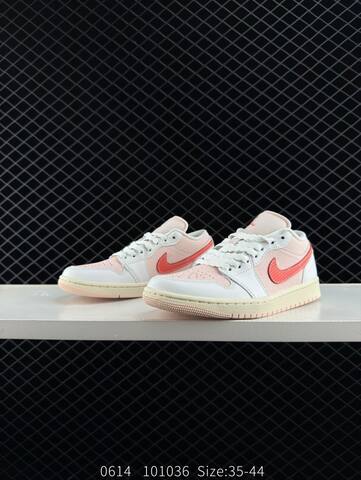 Jordan Air Jordan 1 Low Strawberry Milkshake White Light Pink Coral Cream EU 35-44 Sneaker - Unisex (BS-81208)