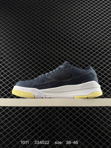 Jordan All Court Dark Blue White Pale Yellow EU 36-46 Sneaker - Unisex (BS-80539)