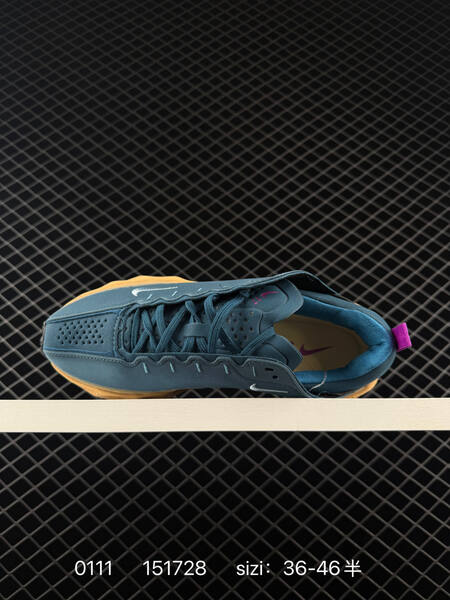 Nike Ava Rover blue tan with purple accents 36-46 lifestyle