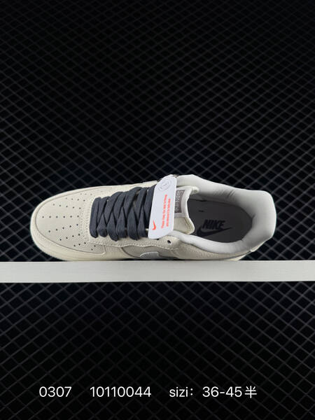 Nike Air Force 1 Low Supreme off-white cream with grey accents EU 36-45 5 lifestyle