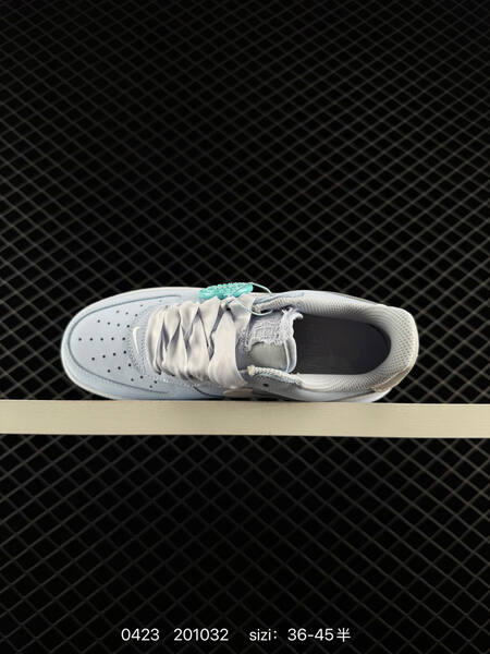 Nike Air Force 1 Low Light blue with white Swoosh and white midsole EU 36-45 half sizes available lifestyle