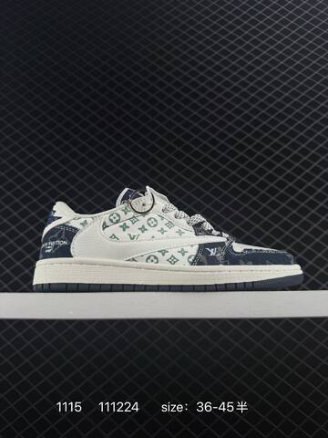 Jordan Air Jordan 1 Low Sail Dark Green White EU 36-45 Skate Shoe - Unisex (BS-80262)