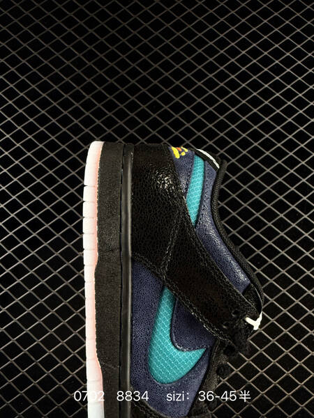 Nike SB Dunk Low IQ1323 black navy teal light blue orange EU 36-45 skate shoe