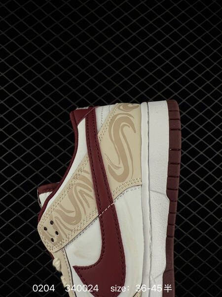 Nike SB Dunk Low white cream burgundy 36-45 5 skate lifestyle
