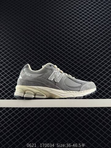 New Balance 2002R Light Grey Dark Grey White Black EU 36-46 5 Sneaker - Unisex (BS-83270)