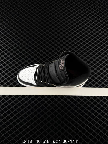Nike Air Jordan 1 Retro High OG Black White AIR JORDAN FD2596-600 36 Lifestyle - Women's (BS-79453)