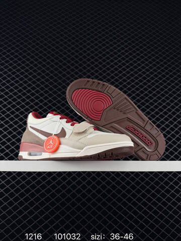 Jordan Air Jordan Legacy 312 Low White Beige Brown Red EU 36-46 Basketball Shoe - Unisex (BS-80053)
