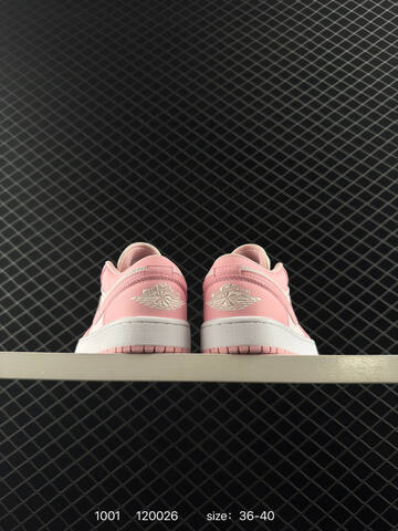 Jordan Air Jordan 1 Low White Light Pink EU 36-40 Sneaker - Unisex (BS-80591)