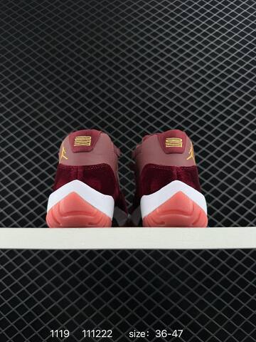 Jordan Air Jordan 11 Retro Burgundy White Gold Red EU 36-47 Basketball Shoe - Unisex (BS-80234)