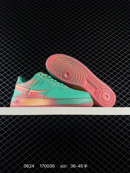 Nike Air Force 1 07 Low IB6834 green red orange yellow EU 36-45 sneaker