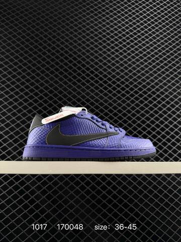 Jordan Air Jordan 1 Low Dark Purple Black EU 36-45 Sneaker - Unisex (BS-80496)