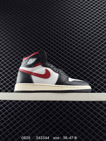 Jordan Air Jordan 1 Retro High OG Black White Red Sail EU 36-47 Basketball Shoe - Unisex (BS-80810)