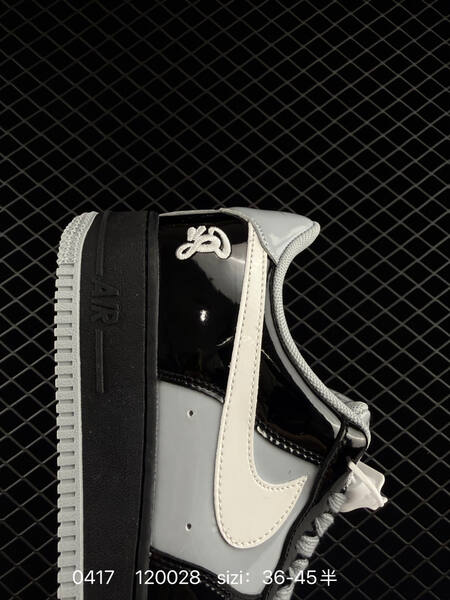 Nike Air Force 1 07 Black Grey White EU 36-45 lifestyle