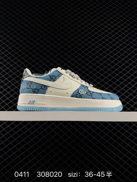 Nike Air Force 1 07 Multiple colorways Volt Black Malachite Luminous Green Black Off-White Levi s collaboration Off-White Blue GG Gucci collaboration EU 36-45 half sizes available lifestyle