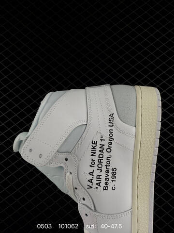 OFF-WHITE x Nike Air Jordan 1 Retro High OG UNC AIR JORDAN 1 Aj1 Lifestyle (BS-79354)