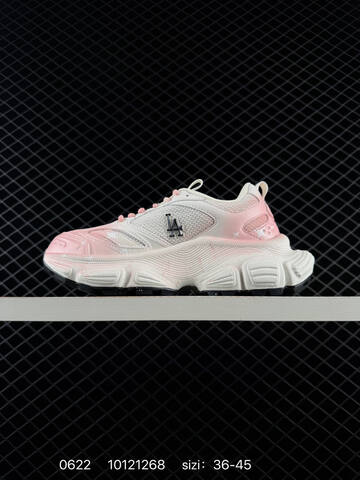 MLB Chunky Liner PU DIY ASHW015 White Pink Black Grey EU 36-45 Sneaker Casual Sneakers - Unisex