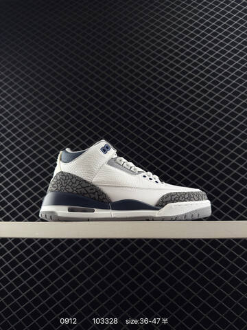 Jordan Air Jordan 3 Retro Black Green Grey White EU 36-47 Basketball Shoe - Unisex (BS-80726)