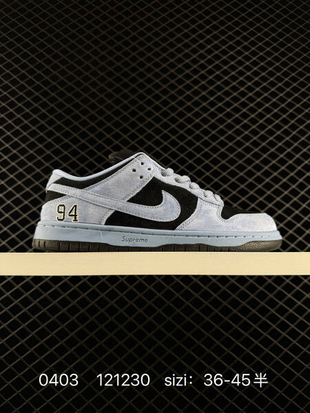Nike SB Dunk Low Pro Supreme 94 white grey black purple blue red EU 36-45 skate