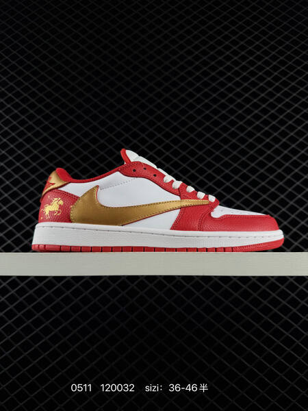 Jordan Air Jordan 1 Low Travis Scott red white gold EU 36-46 lifestyle