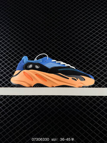 Adidas Yeezy 700 Runner V2 Grey White Black Orange EU 36-45 Sneaker - Unisex (BS-83536)