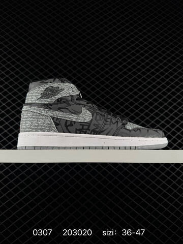 Jordan Air Jordan 1 Mid White Black EU 36-47 Basketball Shoe - Unisex (BS-79696)