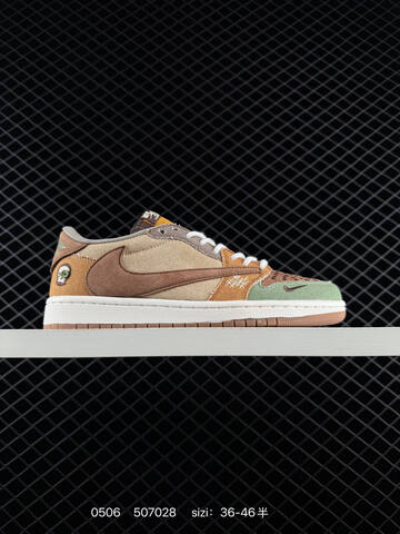 Zion Williamson x Air Jordan 1 Retro Low OG Voodoo AIR JORDAN 1 Aj1 Lifestyle (BS-79343)