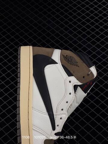 Jordan Air Jordan 1 Retro High OG White Brown Black Cream EU 36-48 5 Basketball Shoe - Unisex (BS-80322)