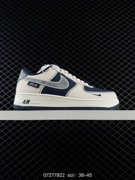 Nike Air Force 1 black white navy orange beige gray EU 36-45 casual