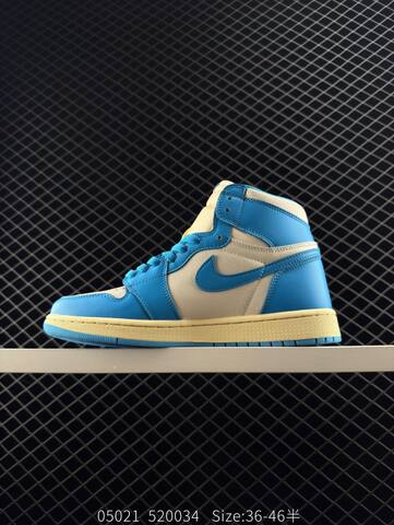 Jordan Air Jordan 1 High OG UNC Reimagined Blue Off White Cream EU 36-46 Basketball Shoe - Unisex (BS-81328)