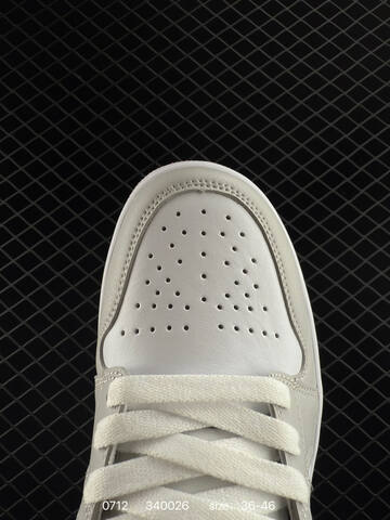 Jordan Air Jordan 1 Low White Light Grey Navy Brown EU 36-46 Sneaker - Unisex (BS-81077)