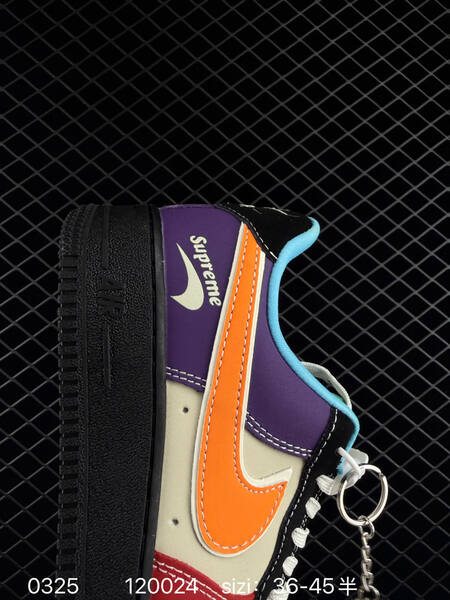 Nike Air Force 1 Low black red purple orange beige EU 36-45 skate