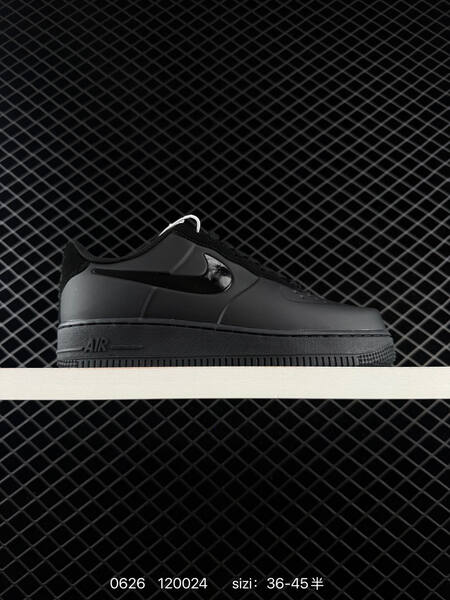 Nike Air Force 1 07 Posite Fl Max triple black EU 36-45 sneaker