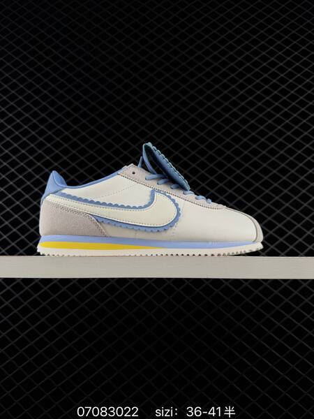 Nike Cortez sail light blue grey yellow EU 36-41 lifestyle