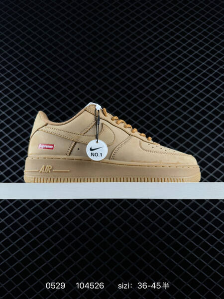 Nike Air Force 1 Low Supreme DN1555 200 black wheat red white EU 36-45 skate