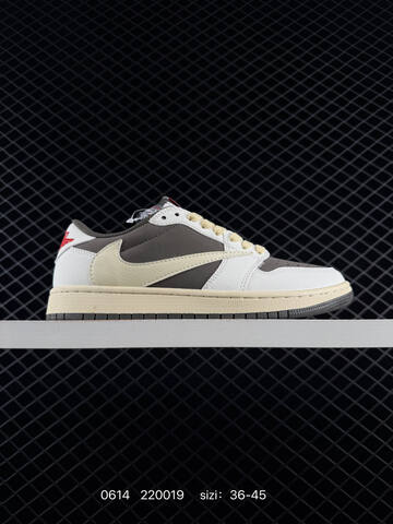 AIR JORDAN Travis Scott x Air Jordan 1 Reverse Mocha AJ1 1 TS DM7866-600 ID 22 Lifestyle (BS-79131)