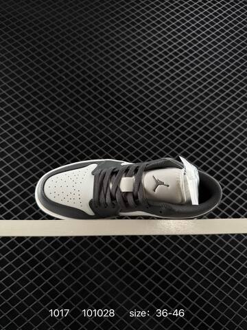 Jordan Air Jordan 1 Low White Dark Grey Sail EU 36-46 Skate Shoe - Unisex (BS-80502)