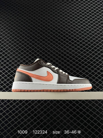 Jordan Air Jordan 1 Low Brown White Peach EU 36-46 Sneaker - Unisex (BS-80559)