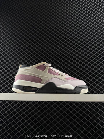 Jordan Air Jordan 4 RM Light Pink Mauve Off White Black EU 36-46 Basketball Shoe - Unisex (BS-80617)
