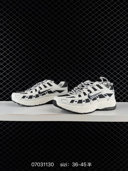 Nike P-6000 white black light grey EU 36-45 running